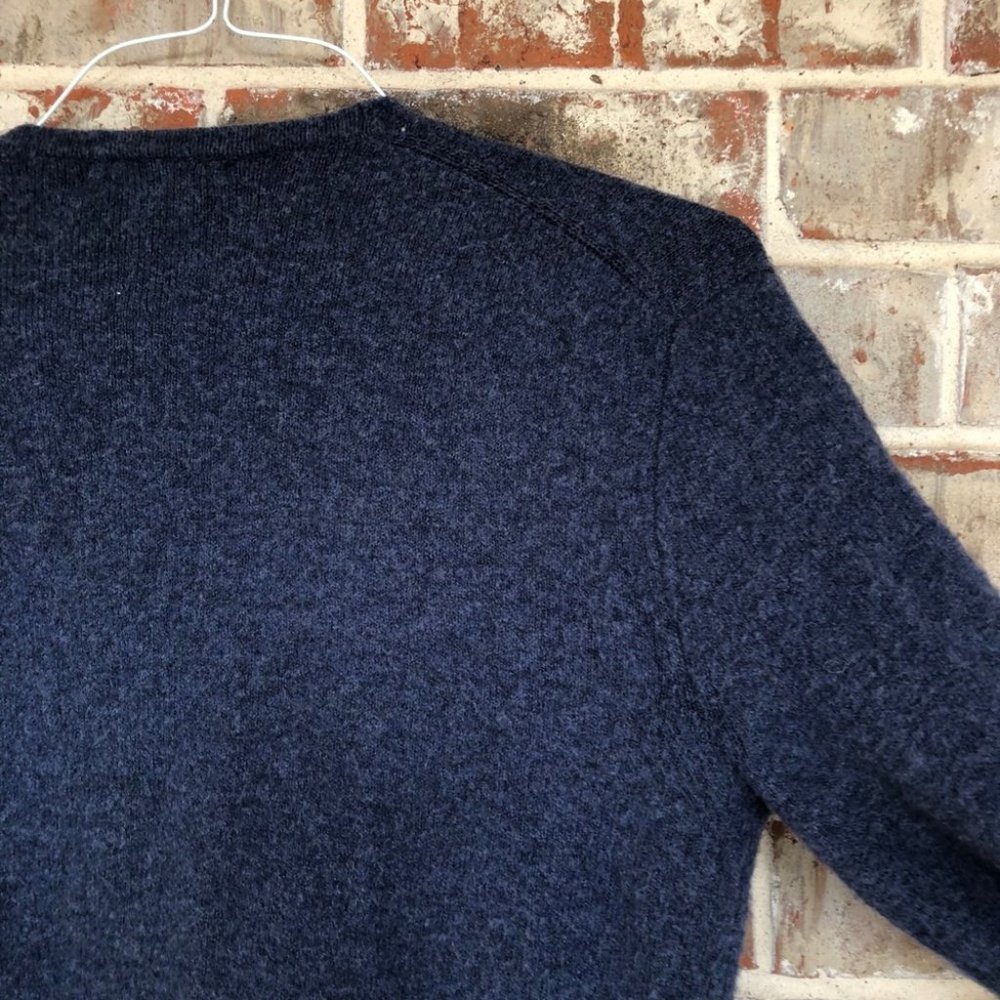 Madewell Kent Cardigan Alpaca Wool SOFT Navy Blue Sweater XS - Picture 7 of 16